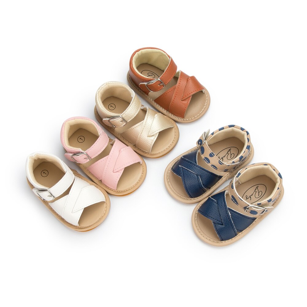 New Infant Baby Shoes Baby Boy Girl Shoes Toddler Flats Summer Sandal Flower Soft Rubber Sole Anti-Slip Crib Shoes First Walker - Premium 0 from TIKIJTRONICS - Just $5.41! Shop now at TIKIJTRONICS