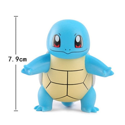 New Pokemon Anime Figure Pikachu Charmander Squirtle Bulbasaur Eevee Mew Gengar Cute Doll Pet Action Collect Model Kids Toy Gift - Premium 0 from TIKIJTRONICS - Just $3.98! Shop now at TIKIJTRONICS