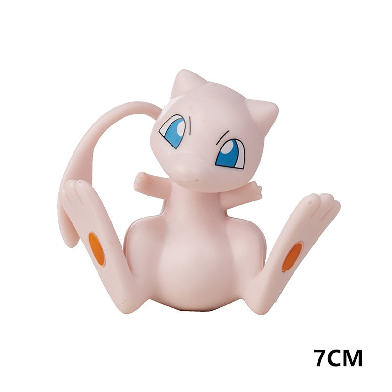 New Pokemon Anime Figure Pikachu Charmander Squirtle Bulbasaur Eevee Mew Gengar Cute Doll Pet Action Collect Model Kids Toy Gift - Premium 0 from TIKIJTRONICS - Just $3.98! Shop now at TIKIJTRONICS