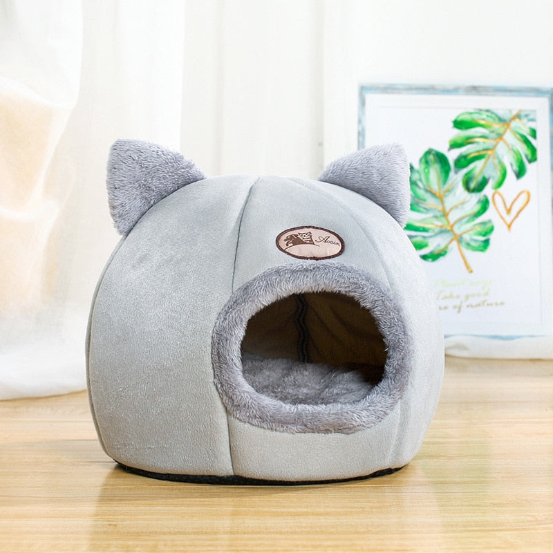 New Deep Sleep Comfort In Winter Cat Bed Iittle Mat Basket Small Dog House Products Pets Tent Cozy Cave Nest Indoor Cama Gato - TIKIJTRONICS # 0