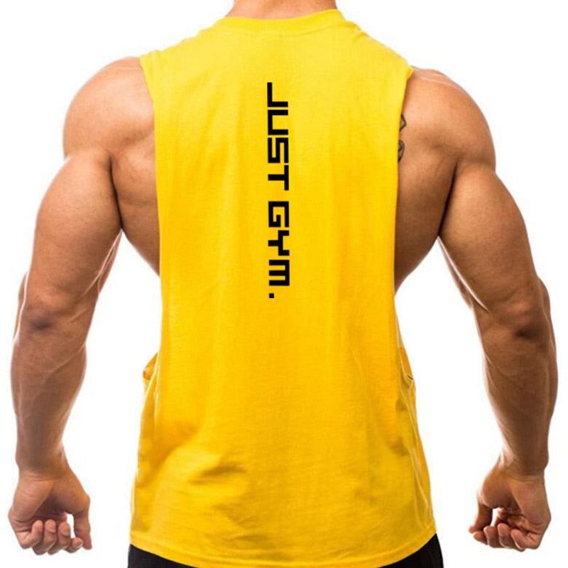 New Fashion Cotton Sleeveless Shirts Gym Hoodies Tank Top Men Fitness Shirt Bodybuilding Singlet Workout Vest Men - TIKIJTRONICS # 0