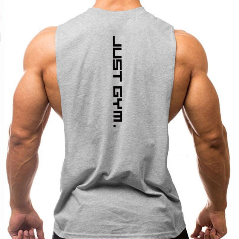 New Fashion Cotton Sleeveless Shirts Gym Hoodies Tank Top Men Fitness Shirt Bodybuilding Singlet Workout Vest Men - TIKIJTRONICS # 0