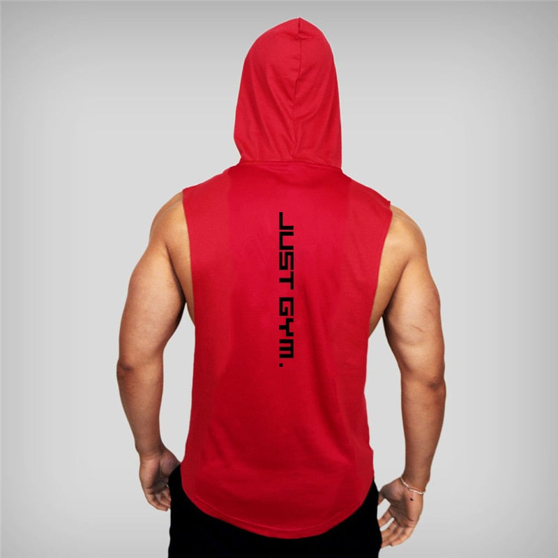 New Fashion Cotton Sleeveless Shirts Gym Hoodies Tank Top Men Fitness Shirt Bodybuilding Singlet Workout Vest Men - TIKIJTRONICS # 0