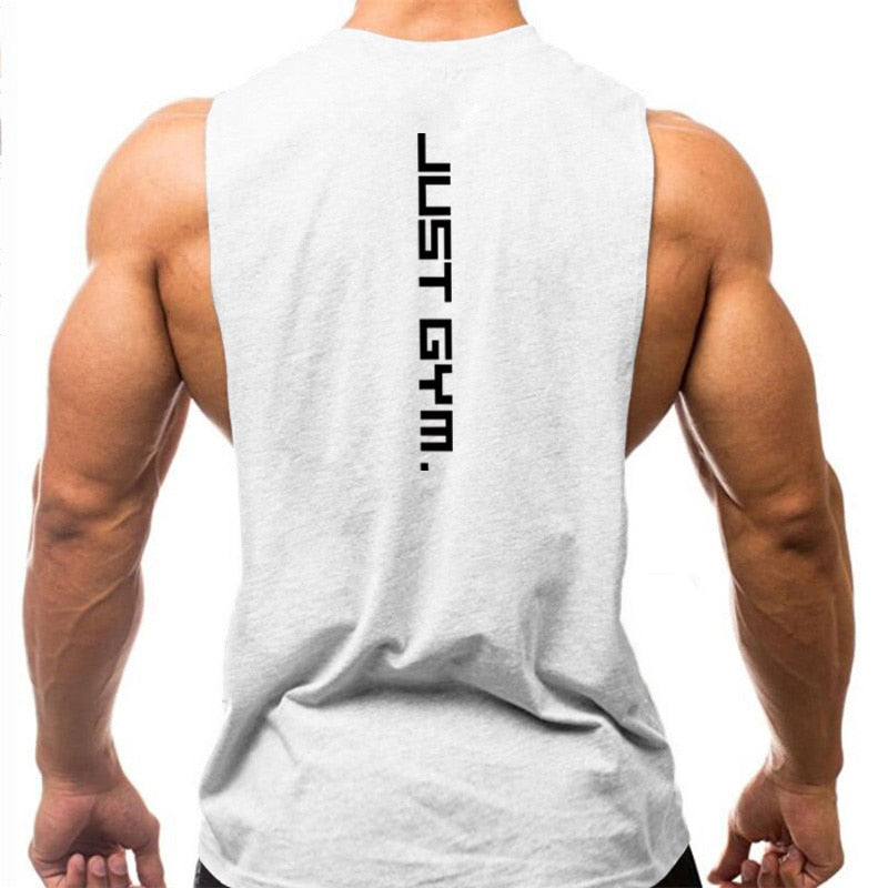 New Fashion Cotton Sleeveless Shirts Gym Hoodies Tank Top Men Fitness Shirt Bodybuilding Singlet Workout Vest Men - TIKIJTRONICS # 0