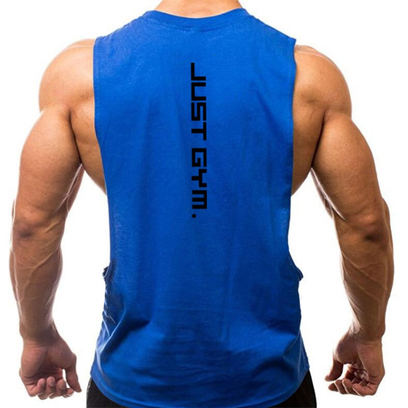 New Fashion Cotton Sleeveless Shirts Gym Hoodies Tank Top Men Fitness Shirt Bodybuilding Singlet Workout Vest Men - TIKIJTRONICS # 0