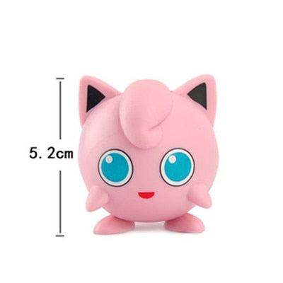 New Pokemon Anime Figure Pikachu Charmander Squirtle Bulbasaur Eevee Mew Gengar Cute Doll Pet Action Collect Model Kids Toy Gift - TIKIJTRONICS # 0