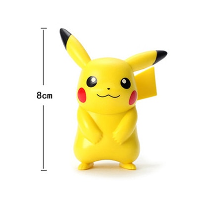 New Pokemon Anime Figure Pikachu Charmander Squirtle Bulbasaur Eevee Mew Gengar Cute Doll Pet Action Collect Model Kids Toy Gift - TIKIJTRONICS # 0