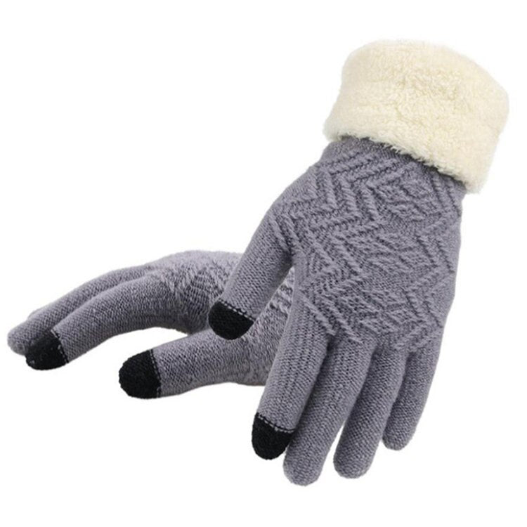 New Winter Warm Knitted Gloves Women Fashion  Knit Gloves Mittens  Female thick Plush Wrist  Driving Glove Wholesale - TIKIJTRONICS 0 SPECIFICATIONSWeight: 60 gStyle: FashionSize: Free size (21.5*10 cm)Season: Spring, Autumn, WinterPattern Type: SolidOrigin: Mainland ChinaName: ouch Screen Knitted Gloves WomenModel Number: G001Material: AcrylicItem Type: Gloves & MittensGloves Length: WristGender: WOMENDepartment Name: AdultBrand Name: Speelk TIKIJTRONICS  (Store description)