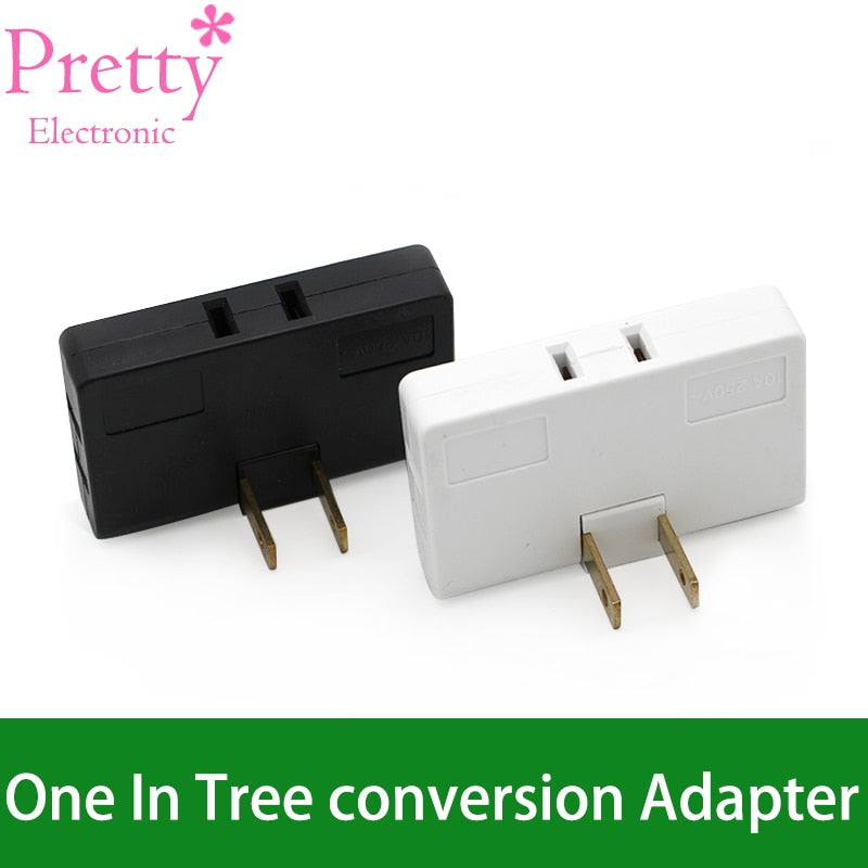 One In Three Converter 180 Degree Rotation Extension Plug Multi Plug Mini Slim Wireless Outlet USA Travel Adapter Light Socket - TIKIJTRONICS # 0