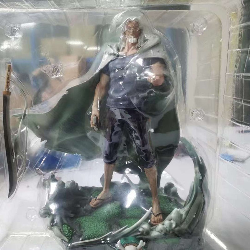 One Piece Figure GK Silvers Rayleigh Action Figure The Grandline Men Luffy Master Silvers Rayleigh 28cm PVC Anime Model Toy Gift - TIKIJTRONICS # 0