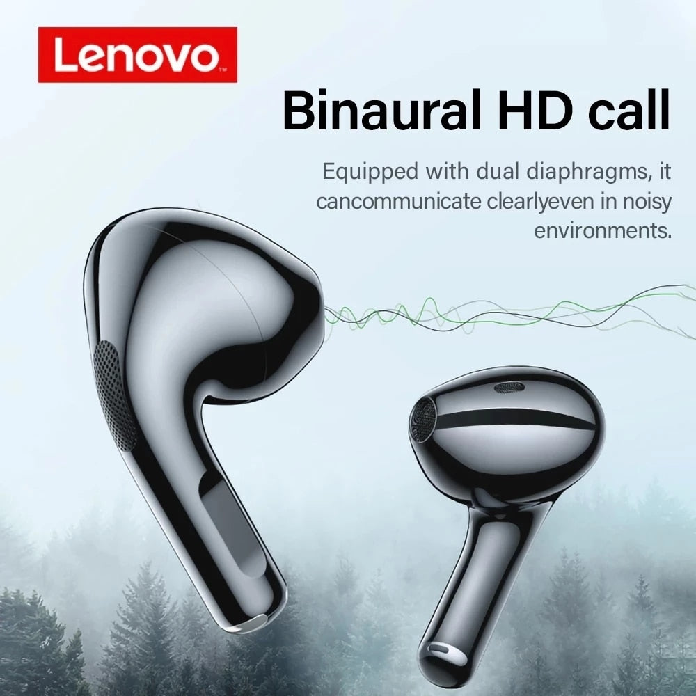 Original Lenovo LP40 wireless headphones TWS Bluetooth Earphones Touch Control Sport Headset Stereo Earbuds For Phone Android TIKIJTRONICS