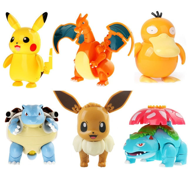 Original POKEMON Toy Pocket Monster Lunala Pikachu Solgaleo Charizard Action Figure Model Anime One Piece Toy For Kids Gift TIKIJTRONICS