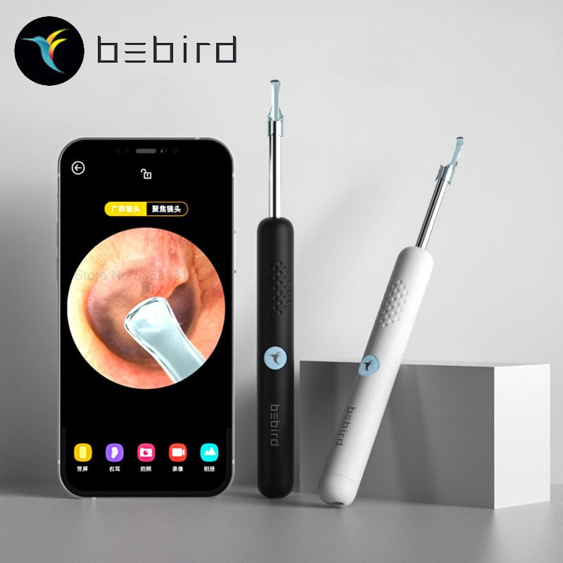 Original Bebird R1 Smart Visual Ear Sticks Endoscope 300W High Precision Earpick Mini Camera Otoscope Health Care Ear Cleaner - TIKIJTRONICS 0 SPECIFICATIONSVisual Ear Spoon:: In Ear Cleaning EndoscopeOrigin: Mainland ChinaModel Number: R1Material: Soft PCGyro: Bebird R1Ear Picker Tool: Health Care ToolBrand Name: MIJIA TIKIJTRONICS  (Store description)