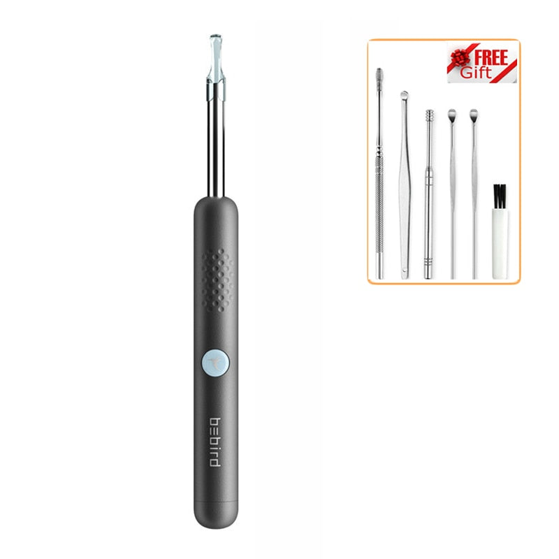 Original Bebird R1 Smart Visual Ear Sticks Endoscope 300W High Precision Earpick Mini Camera Otoscope Health Care Ear Cleaner - TIKIJTRONICS 0 SPECIFICATIONSVisual Ear Spoon:: In Ear Cleaning EndoscopeOrigin: Mainland ChinaModel Number: R1Material: Soft PCGyro: Bebird R1Ear Picker Tool: Health Care ToolBrand Name: MIJIA TIKIJTRONICS  (Store description)