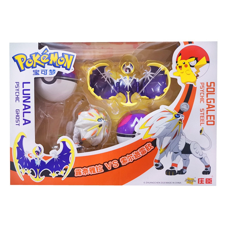 Original POKEMON Toy Pocket Monster Lunala Pikachu Solgaleo Charizard Action Figure Model Anime One Piece Toy For Kids Gift - TIKIJTRONICS # 0