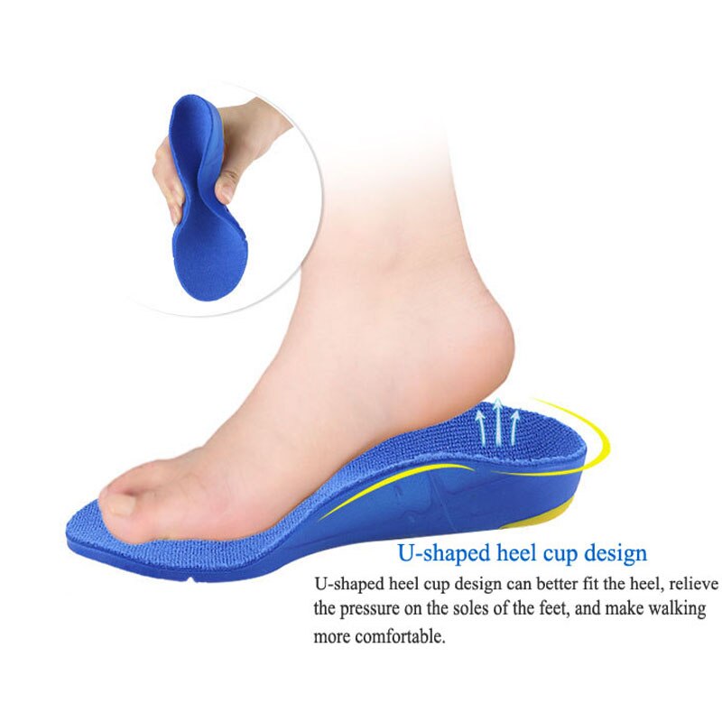 Ortoluckland Orthotic Insoles Children Corrective Flatfoot Soft Arch Support Pads For Kid Boys' Walking Shoes Toddler Sneakers - Premium 0 from TIKIJTRONICS - Just $6.26! Shop now at TIKIJTRONICS