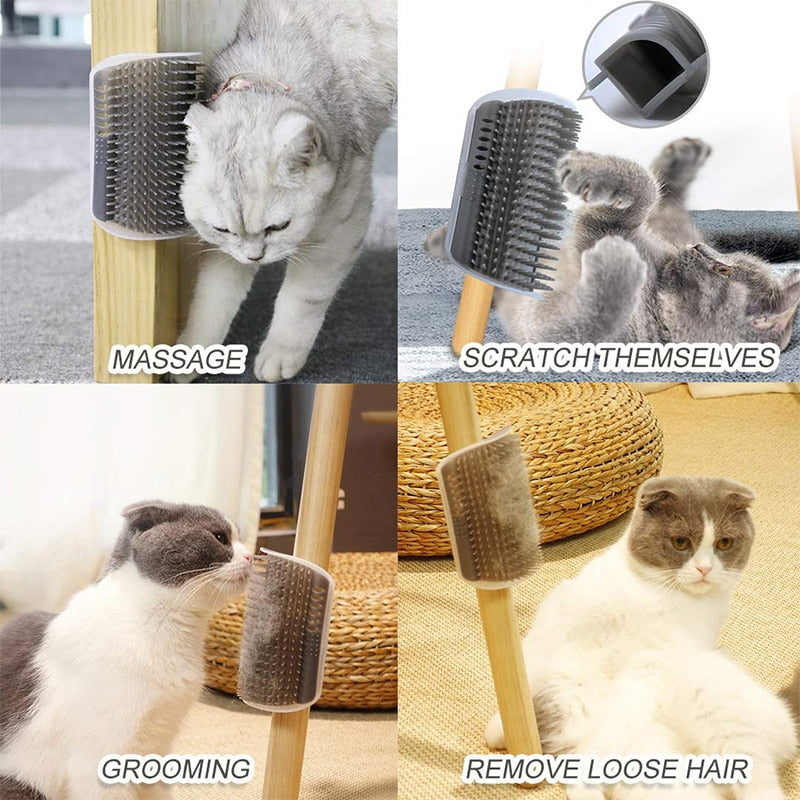 Pet Comb Removable Cat Corner Scratching Rubbing Brush Pet Hair Removal Massage Comb Pet Grooming Cleaning Supplies Scratcher - TIKIJTRONICS 0 SPECIFICATIONSType: catsToys Type: cats brushProduct: Brush For CatsOrigin: Mainland ChinaMaterial: PlasticItem Type: CombsIs Smart Device: noCN: FujianBrand Name: BOUSSAC TIKIJTRONICS  (Store description)