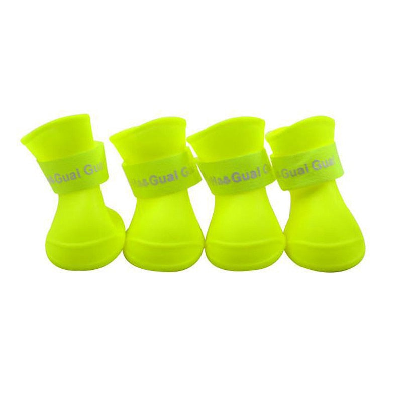 Pet Dog Rainshoes Waterproof Silicone Dog Shoes Anti-skid Boots For Small Medium Large Dogs Cats Rainy Days Appear Pet Supplies - TIKIJTRONICS 0 SPECIFICATIONSType: DogsSet Type: YESOrigin: Mainland ChinaMaterial: Plastic TIKIJTRONICS  (Store description)