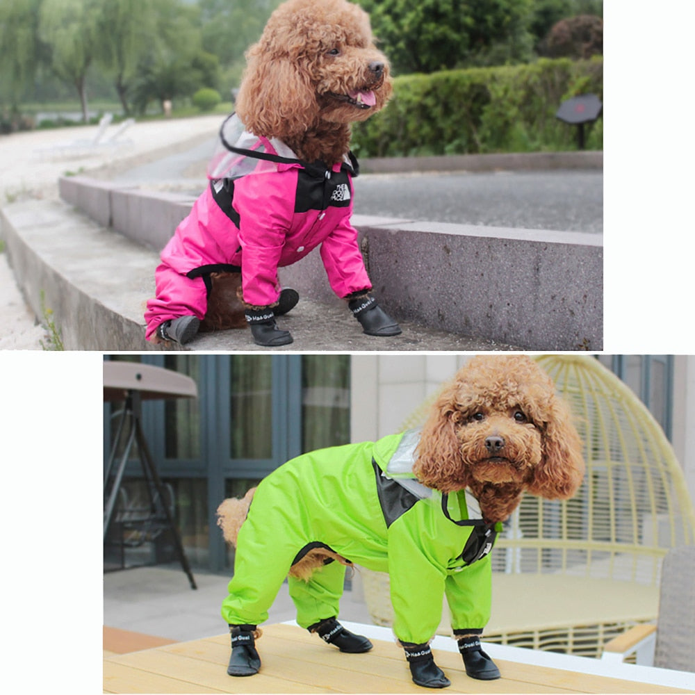 Pet Dog Rainshoes Waterproof Silicone Dog Shoes Anti-skid Boots For Small Medium Large Dogs Cats Rainy Days Appear Pet Supplies - TIKIJTRONICS 0 SPECIFICATIONSType: DogsSet Type: YESOrigin: Mainland ChinaMaterial: Plastic TIKIJTRONICS  (Store description)