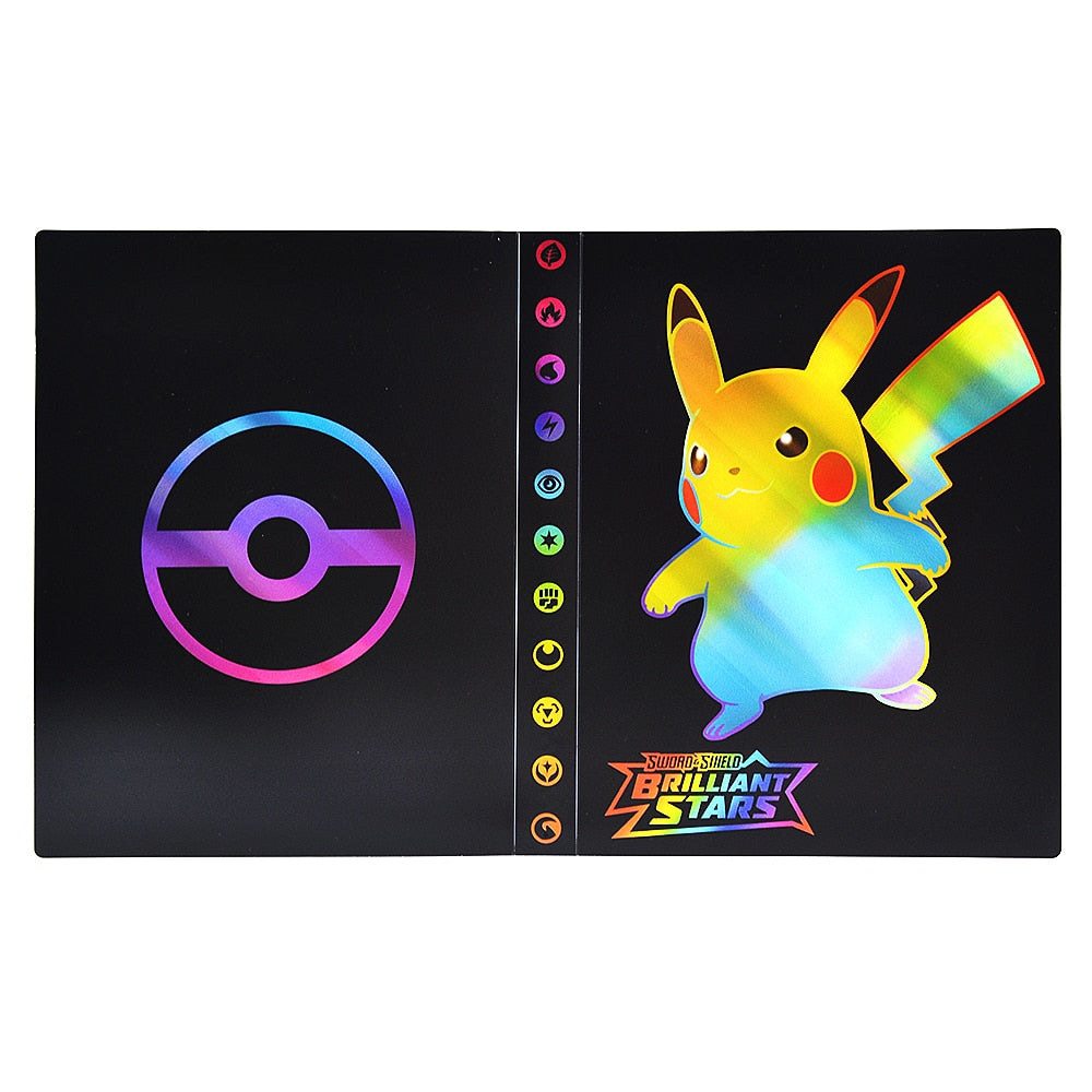 Pokemon Album Cards Book Map Letter Holder Binder Cartoon TAKARA TOMY New Anime 240PCS VMAX GX EX Collection Folder Kid Toy Gift TIKIJTRONICS