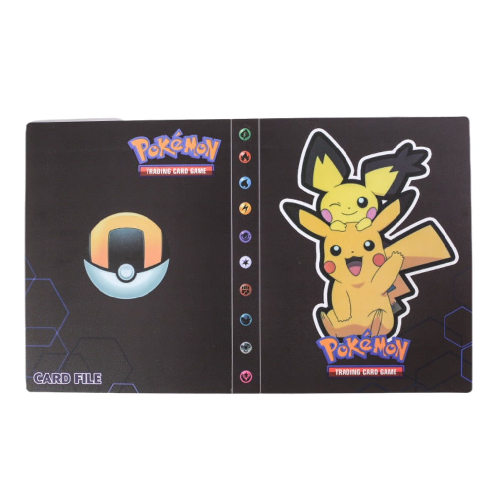 Pokemon Album Cards Book Map Letter Holder Binder Cartoon TAKARA TOMY New Anime 240PCS VMAX GX EX Collection Folder Kid Toy Gift TIKIJTRONICS