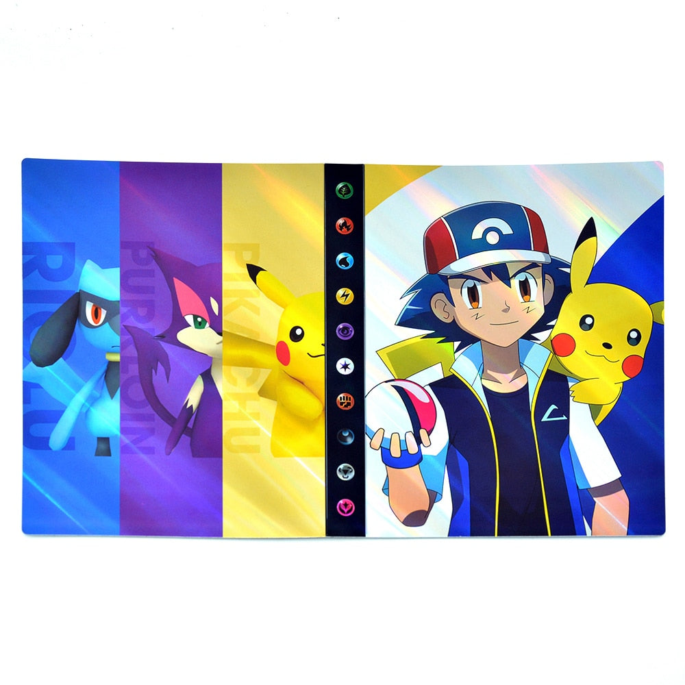 Pokemon Album Cards Book Map Letter Holder Binder Cartoon TAKARA TOMY New Anime 240PCS VMAX GX EX Collection Folder Kid Toy Gift TIKIJTRONICS