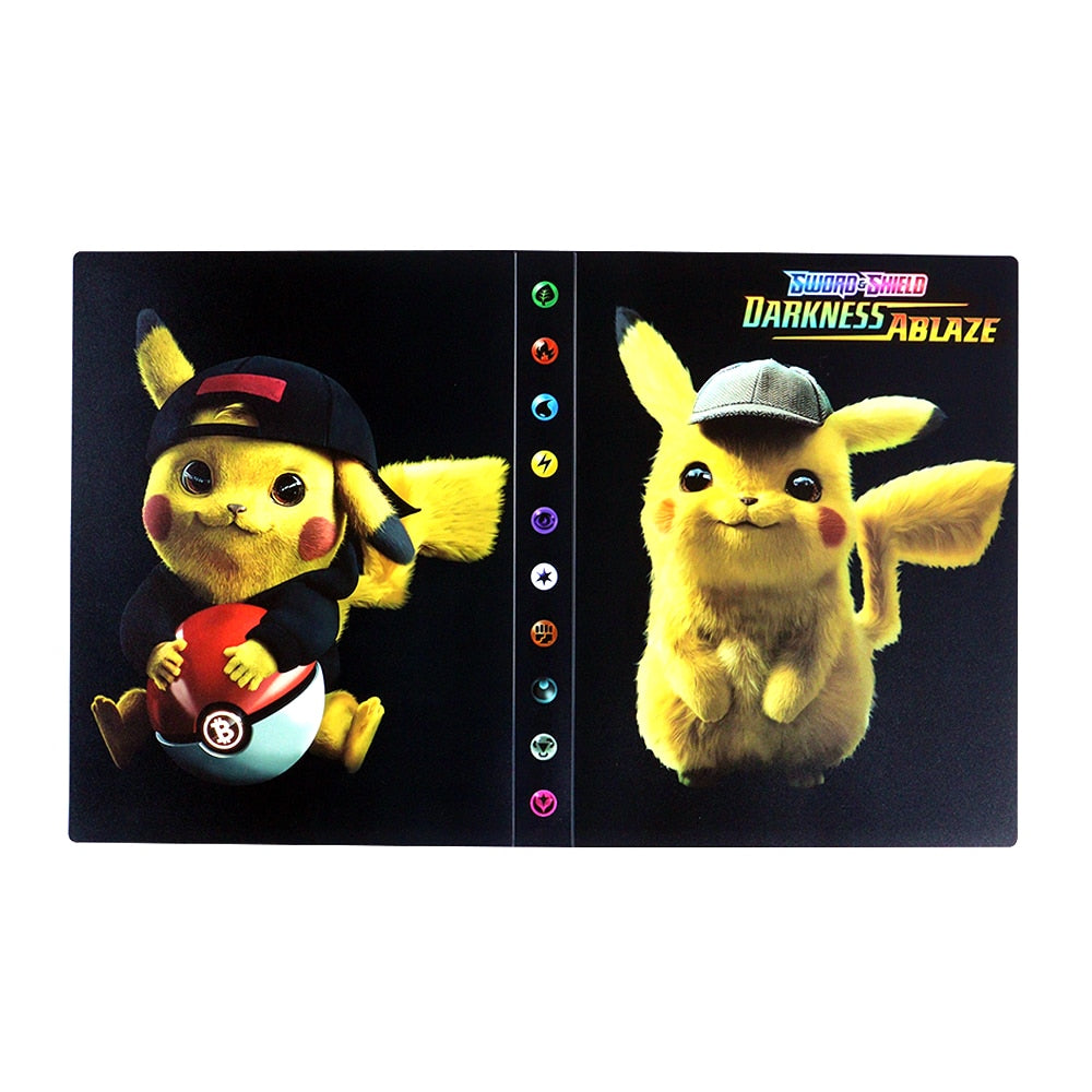 Pokemon Album Cards Book Map Letter Holder Binder Cartoon TAKARA TOMY New Anime 240PCS VMAX GX EX Collection Folder Kid Toy Gift TIKIJTRONICS