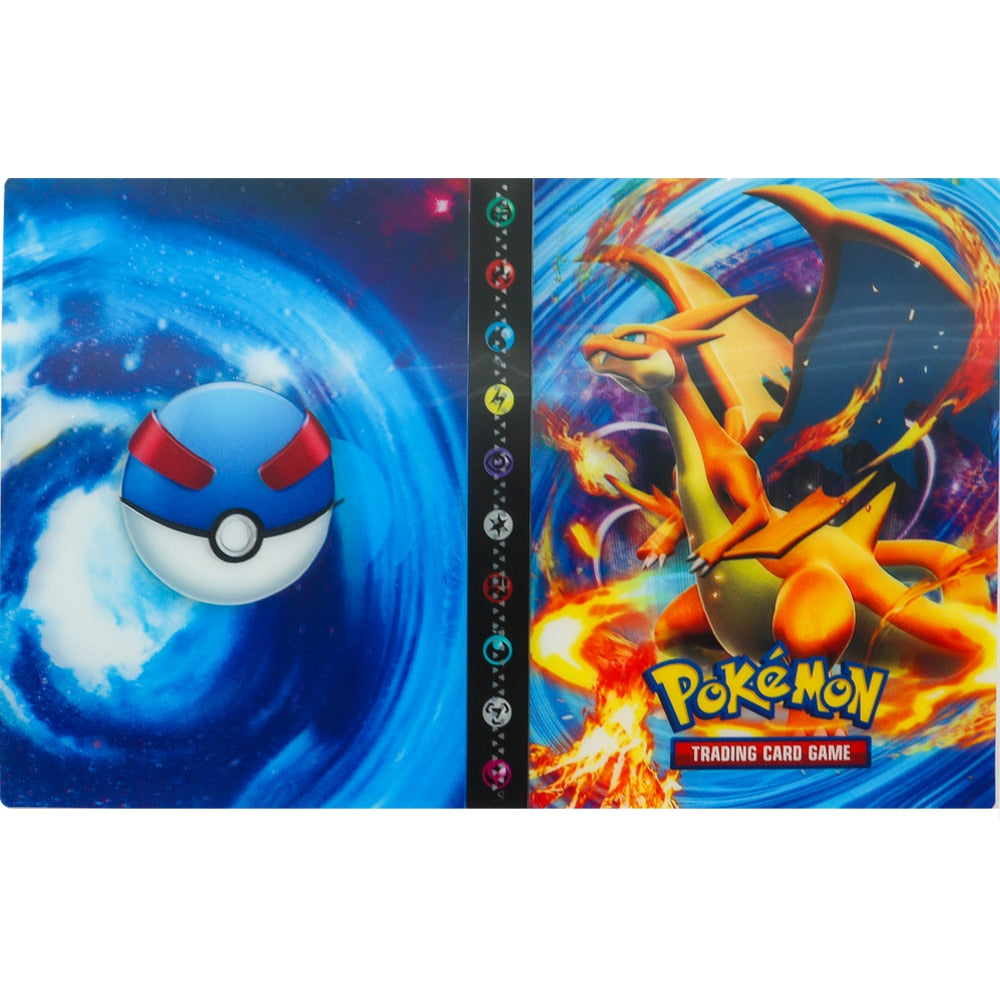 Pokemon Album Cards Book Map Letter Holder Binder Cartoon TAKARA TOMY New Anime 240PCS VMAX GX EX Collection Folder Kid Toy Gift TIKIJTRONICS