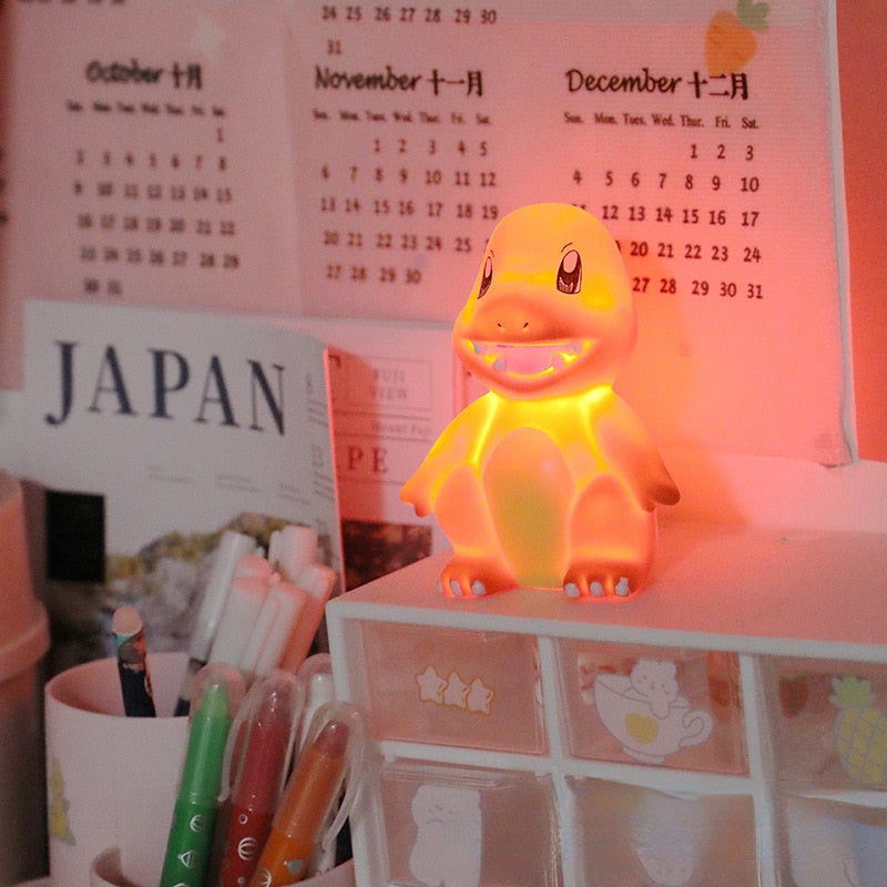 Pokemon Led Night Light Lamp Pikachu Cute Anime Soft Light Kids Bedroom Bedside Room Decoration Toys Gift TIKIJTRONICS