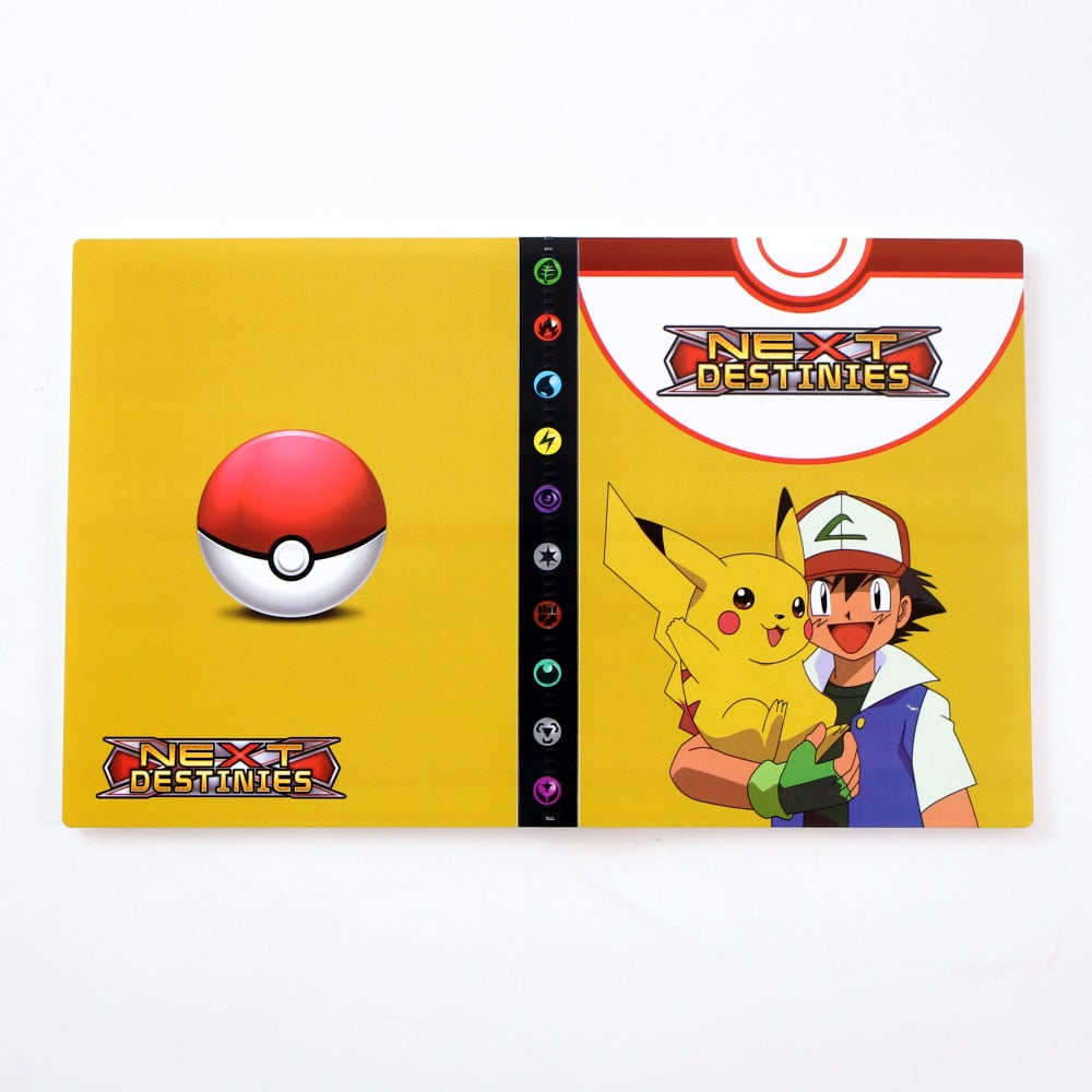 Pokemon Album Cards Book Map Letter Holder Binder Cartoon TAKARA TOMY New Anime 240PCS VMAX GX EX Collection Folder Kid Toy Gift - TIKIJTRONICS # 0