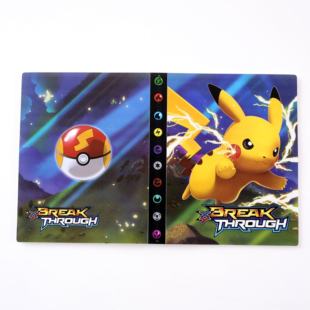 Pokemon Album Cards Book Map Letter Holder Binder Cartoon TAKARA TOMY New Anime 240PCS VMAX GX EX Collection Folder Kid Toy Gift - TIKIJTRONICS # 0