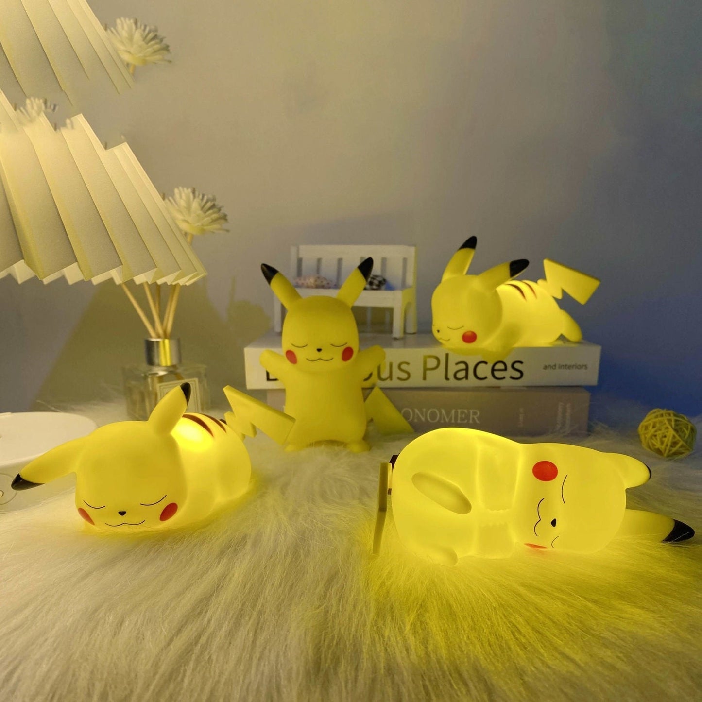 Pokemon Led Night Light Lamp Pikachu Cute Anime Soft Light Kids Bedroom Bedside Room Decoration Toys Gift - TIKIJTRONICS # 0