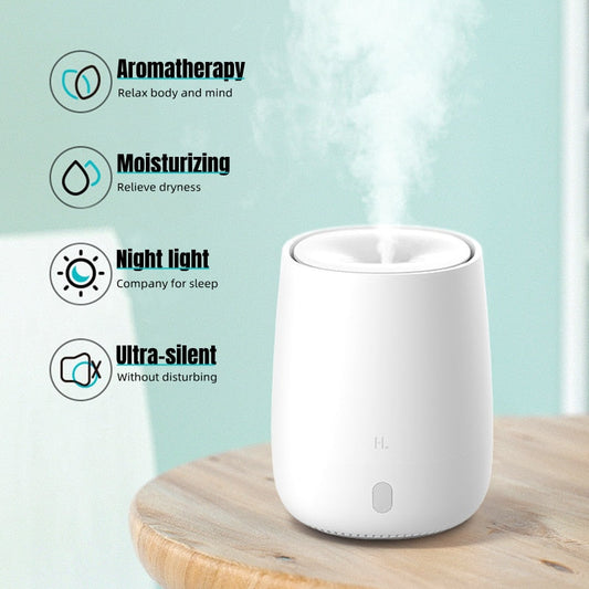 Portable USB Aromatherapy Diffuser Humidifier Air Dampener Aroma Machine Essential Oil Ultrasonic Mist Maker LED Night Light - TIKIJTRONICS # 0