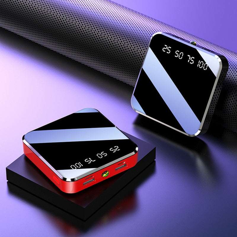 Power Bank Mirror Screen Double USB Flashlight Powerbank For Xiaomi Samsung iPhone 12 - TIKIJTRONICS 0 SPECIFICATIONSType: Solar CellsOrigin: Mainland ChinaNumber of Panels: 0Max. Power: 10WFoldable Solar Panel: NoFlexible Solar Panel: NoCertification: CEBrand Name: LIEFOX TIKIJTRONICS  (Store description)