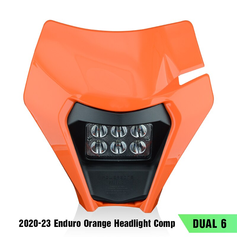 PowerZone Motorcycle LED Headlight Headlamp Head Light Supermoto Fairing For KTM EXC SXF MX Dirt Bike Enduro LED Headlight - TIKIJTRONICS 0 SPECIFICATIONSWattage: 36WOrigin: Mainland ChinaModel: 2017 2018 2019 2020 2021MX Cross: EnduroItem Type: Headlight AssemblyEXC XCW250 350 450 501 2017-2021: SX SXF 125 2016-2019Brand Name: POWERZONE16-N Headlight: For KTM TIKIJTRONICS  (Store description)