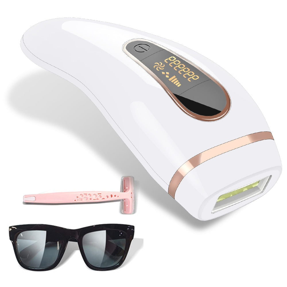 Professional Permanent IPL Hair Removal Laser Epilator For Women 999999 Flash LCD Display Bikini Ipl Laser Hair Removal Machine - TIKIJTRONICS 0 SPECIFICATIONSUse: Bikini,BODY,Face,UnderarmSize: IPL Laser hair removalPower Type: ElectricOrigin: Mainland ChinaModel Number: 1 setMaterial: ABSItem Type: EpilatorCertification: CEBrand Name: kyliebeauty TIKIJTRONICS  (Store description)