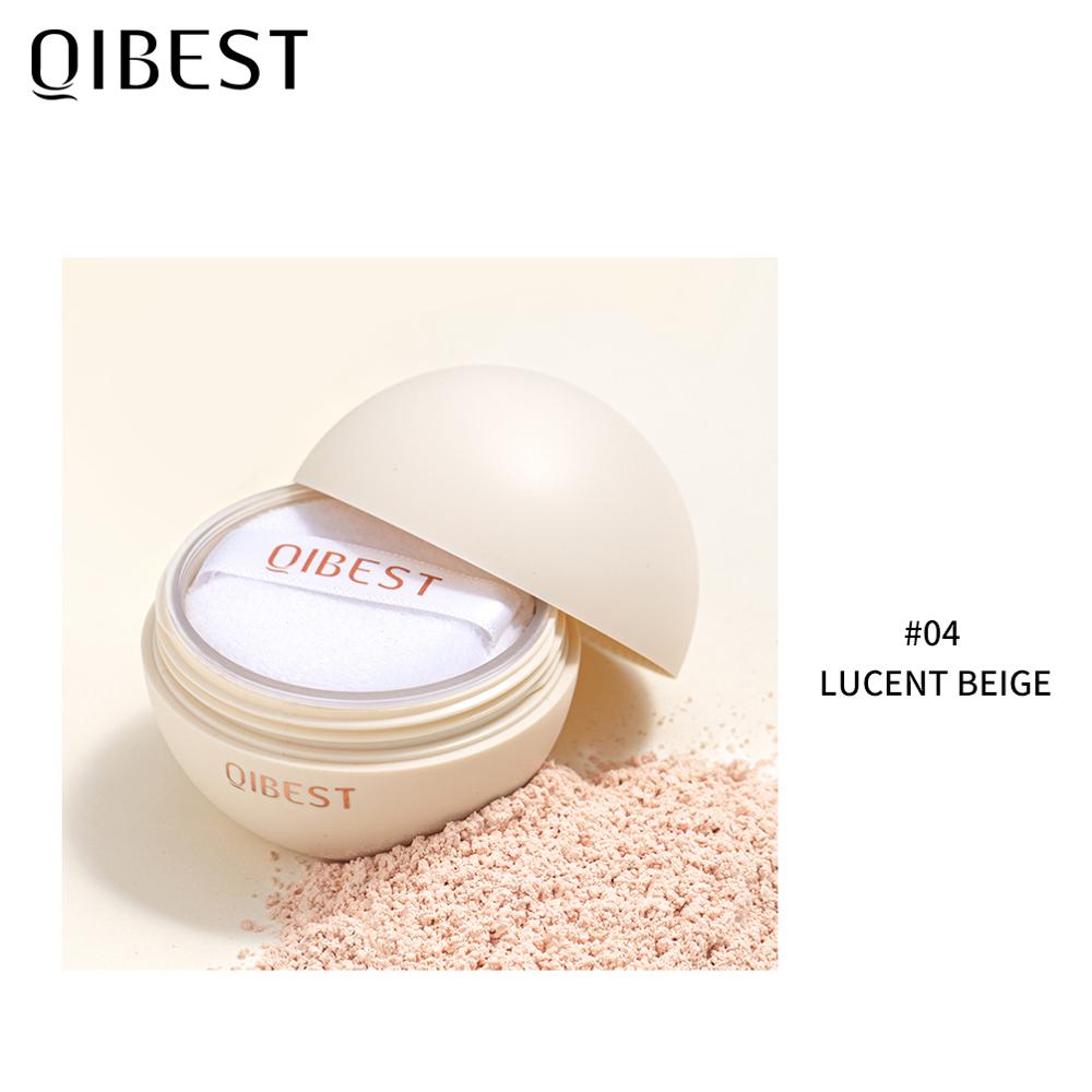 QIBEST Smooth Loose Powder Light Setting Powder Waterproof Face Makeup Oil Control Finish Powder Matte Velvet Face Powder Makeup - TIKIJTRONICS # 0