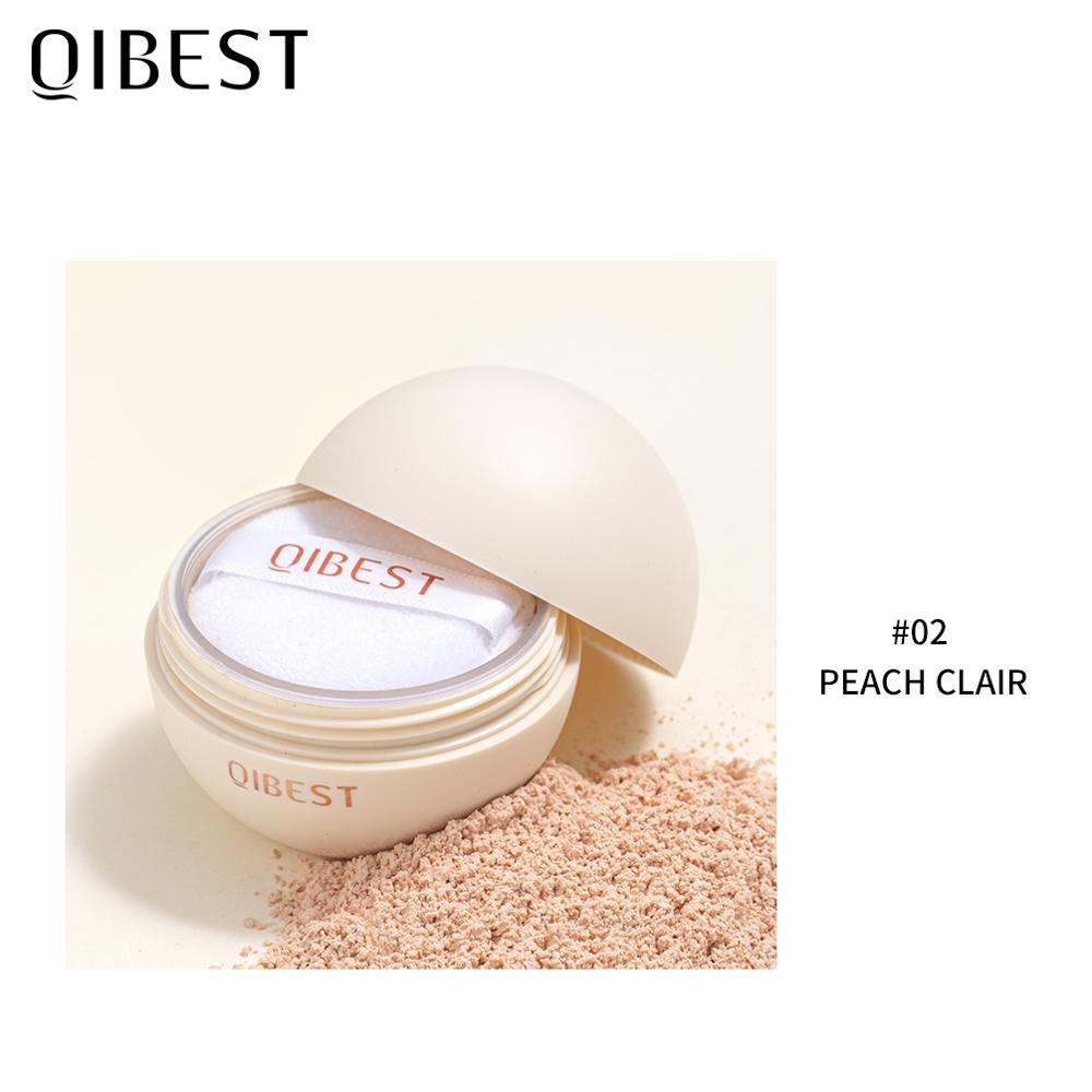 QIBEST Smooth Loose Powder Light Setting Powder Waterproof Face Makeup Oil Control Finish Powder Matte Velvet Face Powder Makeup - TIKIJTRONICS # 0