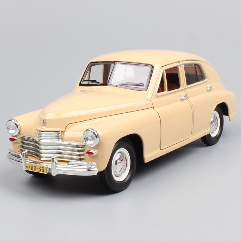 Road Signature 1:24 Scale Russia Soviet Union Gorky Gaz M20 Pobeda Gaz-M20 Cars Sedan Diecast Vehicles Model Toys Gifts Yatming - TIKIJTRONICS 0 SPECIFICATIONSWarning: For Over 3 YearsType: CarTrunk Open: NoScale: 1:24Recommend Age: 12+y,18+Pull Back: NoOriginal Box: YesOrigin: Mainland ChinaModel Number: Gaz M20 PobedaModel Manufacturer: Road SignatureMaterial: MetalHood opens: NoFeatures: DiecastDoor Open: YesBrand Name: Loquatee TIKIJTRONICS  (Store description)