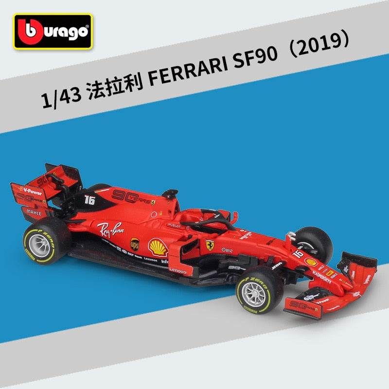 Bburago-coche de carreras RB18 Diecast 1:43, coche de carreras de toro rojo F1, Infiniti, modelo de aleación, juguete de colección de coche diseñado para regalo para niños, 2022 - TIKIJTR