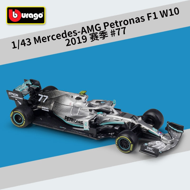 Bburago-coche de carreras RB18 Diecast 1:43, coche de carreras de toro rojo F1, Infiniti, modelo de aleación, juguete de colección de coche diseñado para regalo para niños, 2022 - TIKIJTR