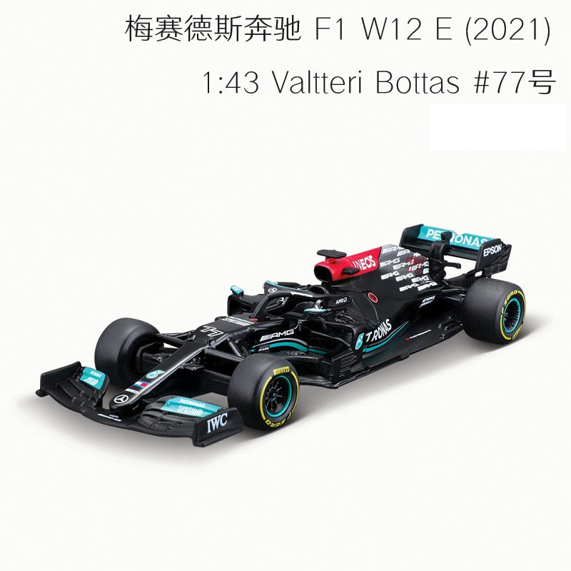 Bburago-coche de carreras RB18 Diecast 1:43, coche de carreras de toro rojo F1, Infiniti, modelo de aleación, juguete de colección de coche diseñado para regalo para niños, 2022 - TIKIJTR