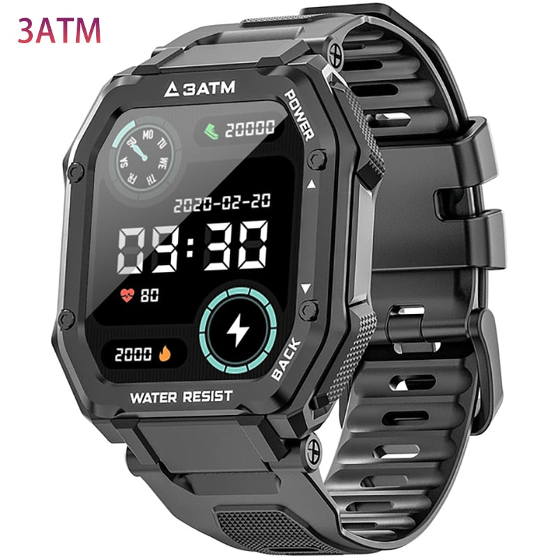 SENBONO 3ATM IP68 Waterproof Smart watch Men Women Fitness Tracker Blood Pressure Monitor Outdoor Sport Dial Call Smartwatch Men - TIKIJTRONICS # 0