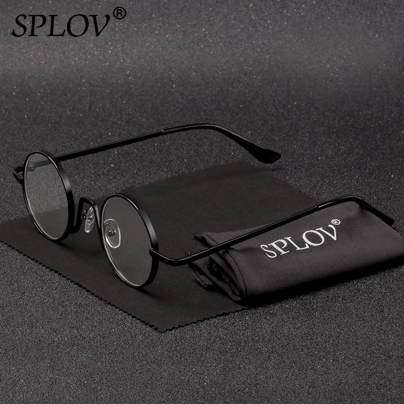 SPLOV Vintage Rap Sunglasses Men Women Steam Punk Style Hip-Hop Small Round Metal Frame Eyewear Retro Gafas De Sol No Case - TIKIJTRONICS # 0