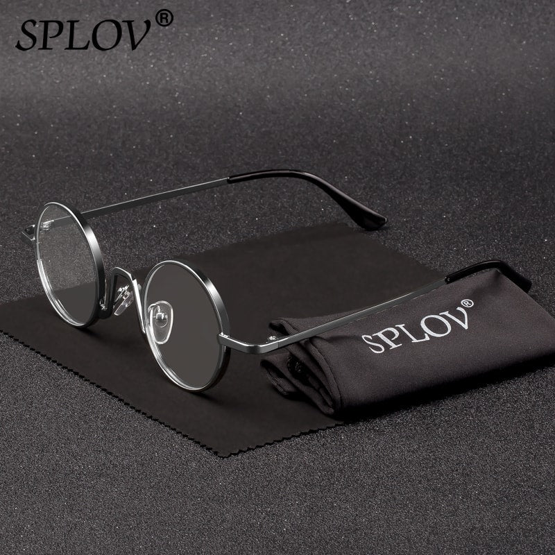 SPLOV Vintage Rap Sunglasses Men Women Steam Punk Style Hip-Hop Small Round Metal Frame Eyewear Retro Gafas De Sol No Case - TIKIJTRONICS # 0