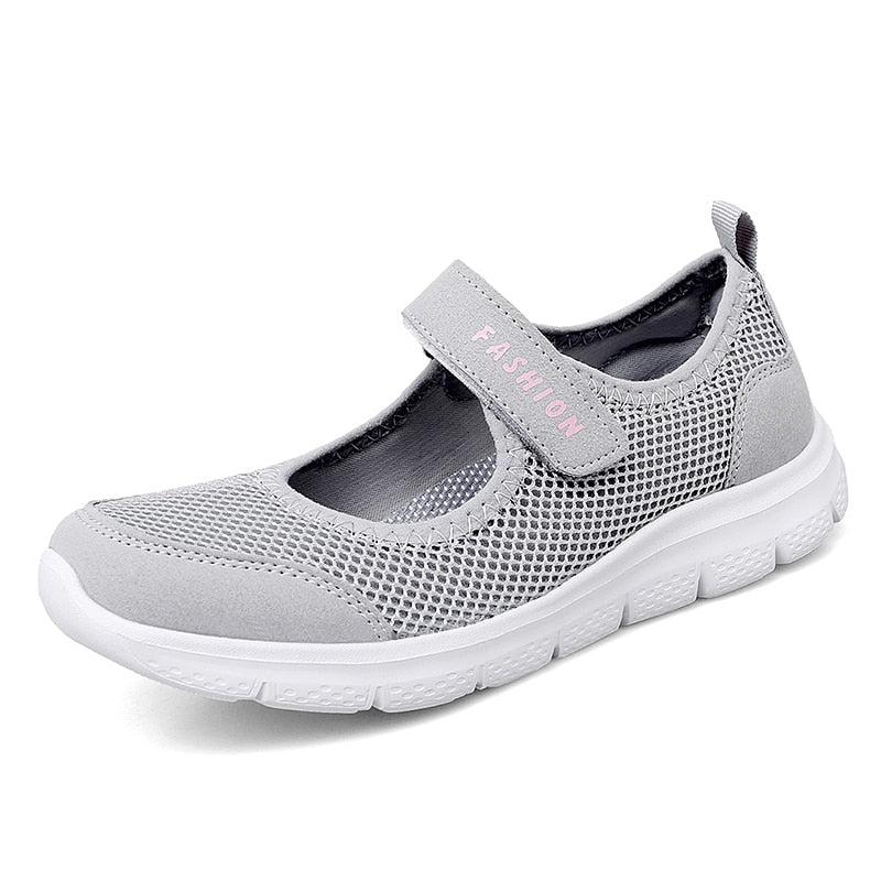 STRONGSHEN Women Shoes Summer Lady Slippers Plus Size Shoes Slipper Heel Shoes Women Slippers Female Summer Mesh Shoes TIKIJTRONICS