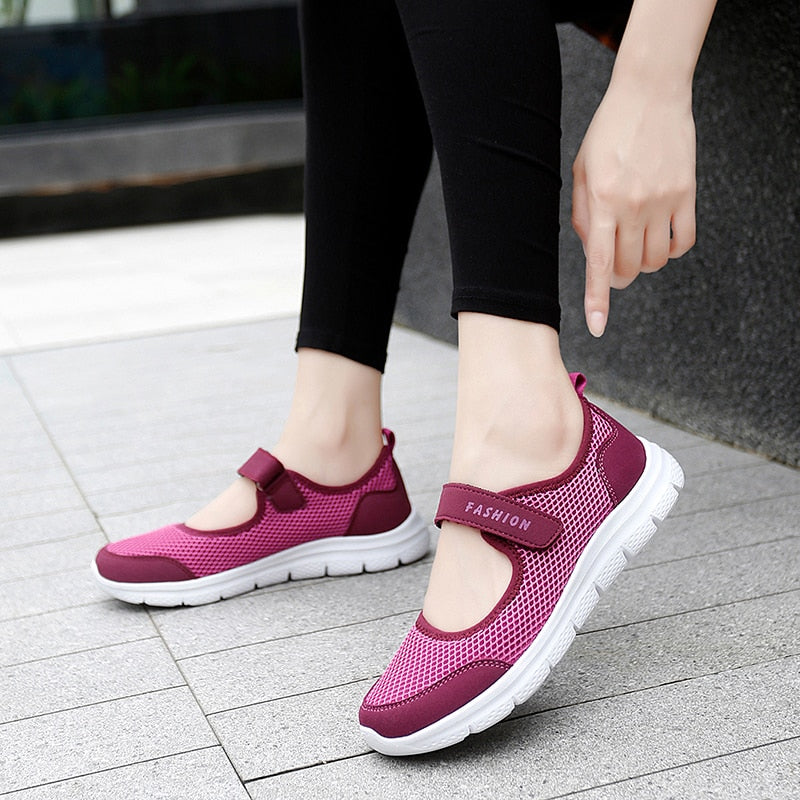 STRONGSHEN Women Shoes Summer Lady Slippers Plus Size Shoes Slipper Heel Shoes Women Slippers Female Summer Mesh Shoes - TIKIJTRONICS # 0