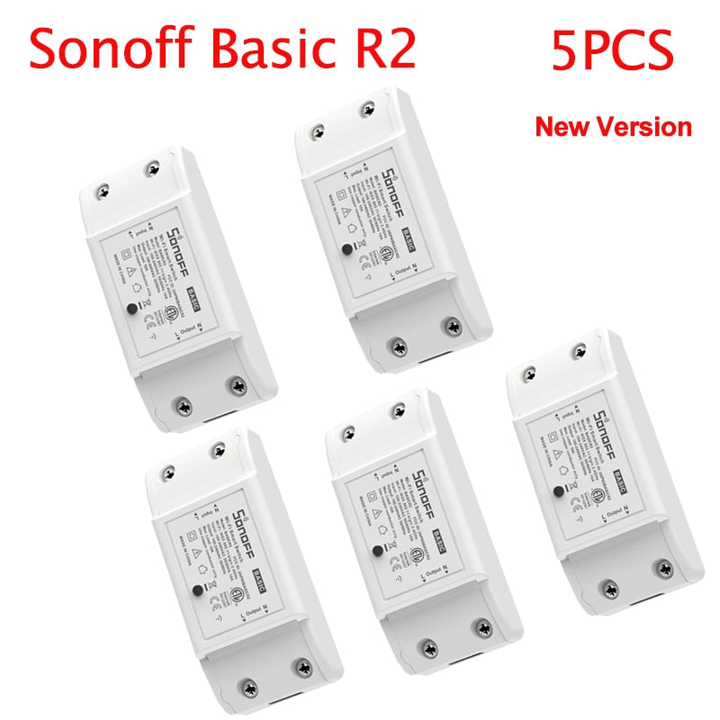 Sonoff Basic R2 Smart Home Wifi Switch Wireless Remote Control Light Timer Switch DIY Modules via Ewelink APP Work with Alexa - TIKIJTRONICS # 0