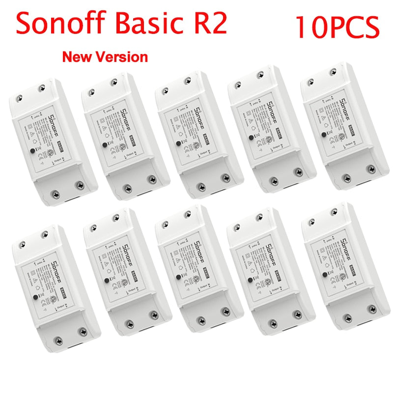 Sonoff Basic R2 Smart Home Wifi Switch Wireless Remote Control Light Timer Switch DIY Modules via Ewelink APP Work with Alexa - TIKIJTRONICS # 0