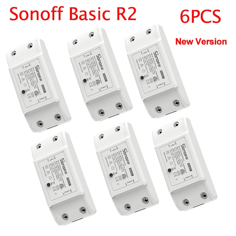 Sonoff Basic R2 Smart Home Wifi Switch Wireless Remote Control Light Timer Switch DIY Modules via Ewelink APP Work with Alexa - TIKIJTRONICS # 0